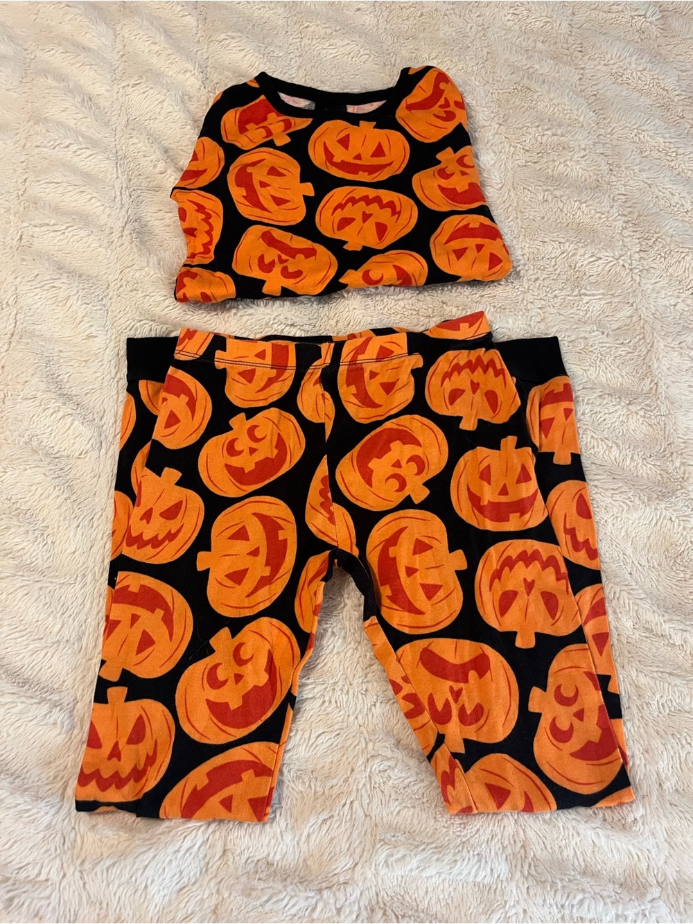 Hyde & EEK! Kids Halloween Jack-O'-Lantern Pajama Set Kids Size 12